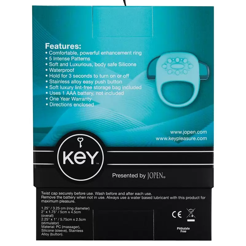 Вибро-кольцо Halo – голубое