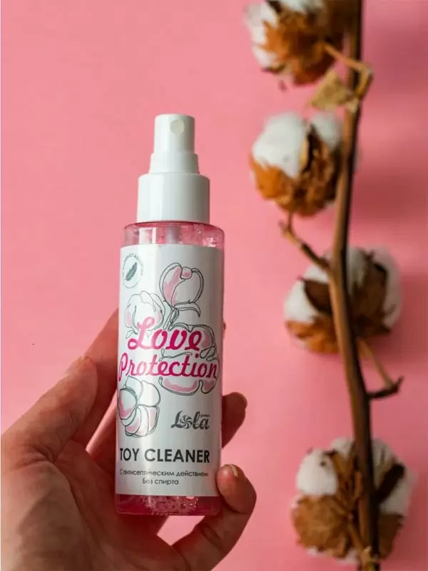 Лосьон-той-клинер Lola Games Love Protection, антисептический, 110 мл