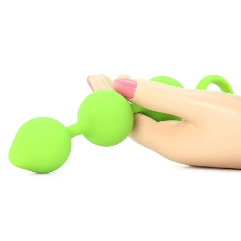 Анальная вибро-цепочка гибкая Lust by Jopen L9 перезаряжаемая – зеленая