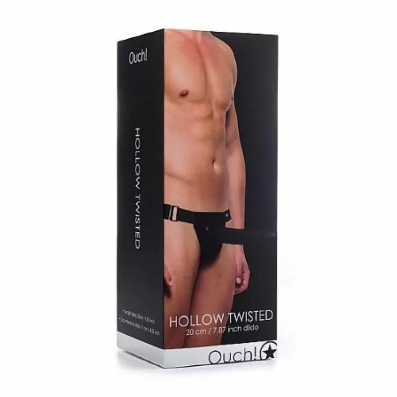 Полый страпон (фаллопротез) Hollow Twisted Strap On