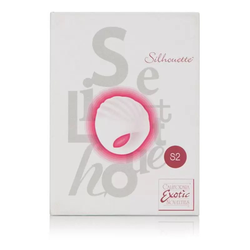 Вибростимулятор клитора на палец Silhouette S2 перезаряжаемый – красный