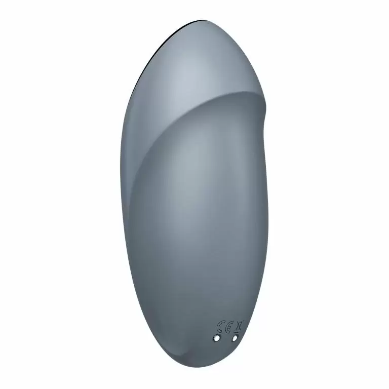 Вибростимулятор «Tap & Climax 1 Bluegrey» с функцией жидкий воздух