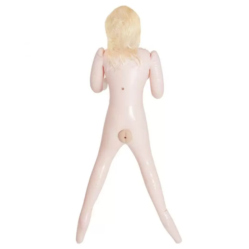 Реалистичная надувная кукла Young & Hot со вставками – телесный