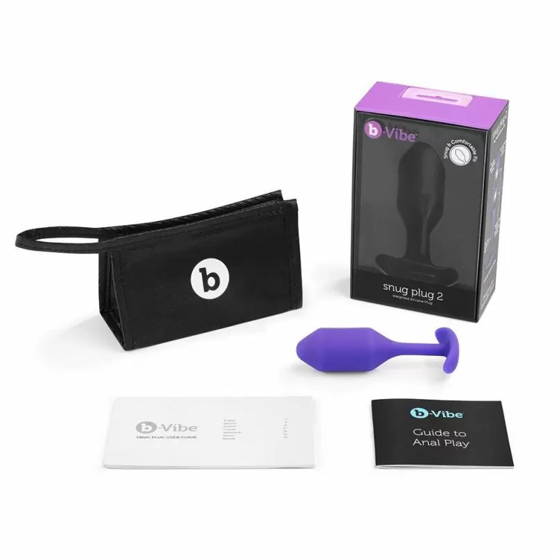 Профессиональная пробка для ношения Snug Plug 2 с утяжелением  – фиолетовый