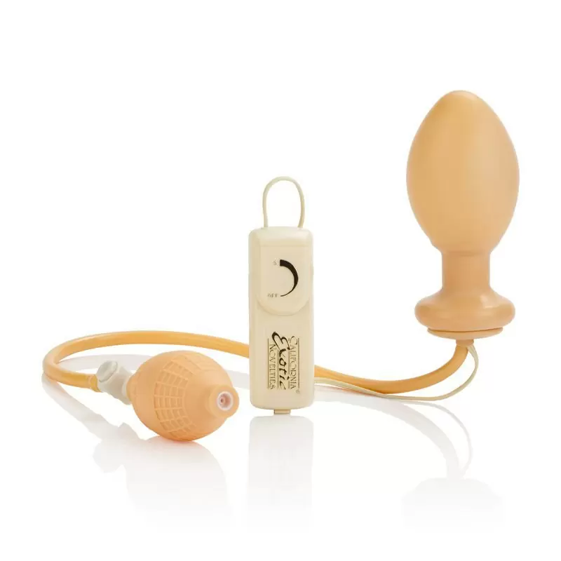 Анальный расширитель Swell Guy с вибрацией – телесный