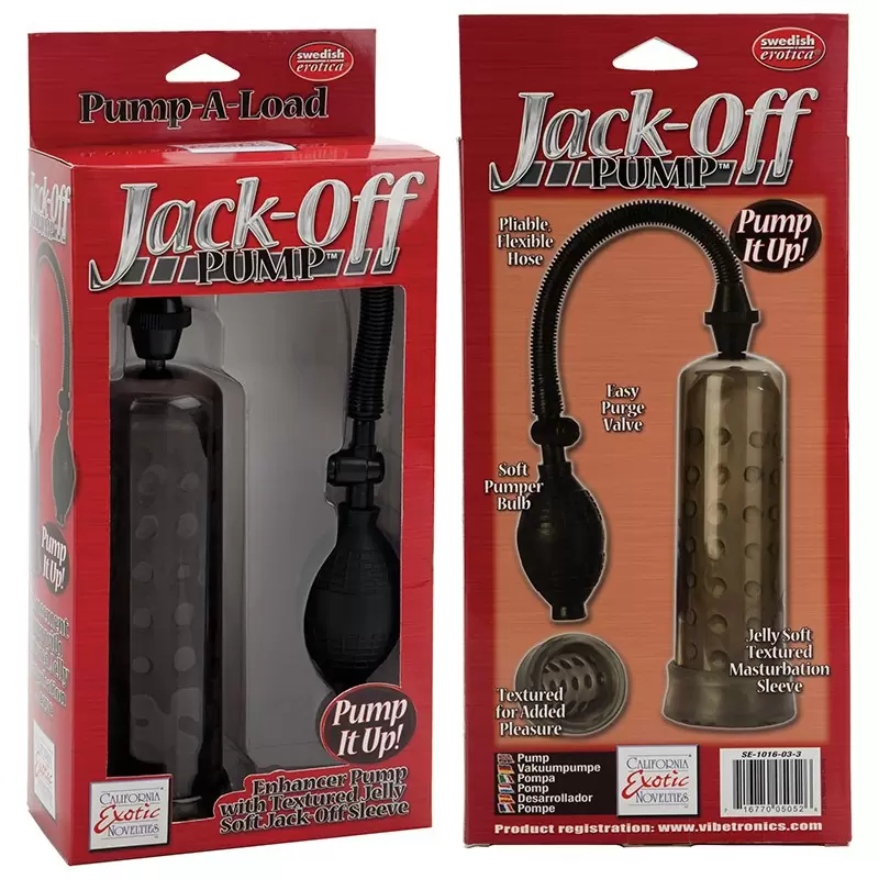 Вакуумная помпа Jack-Off Pump – серая	