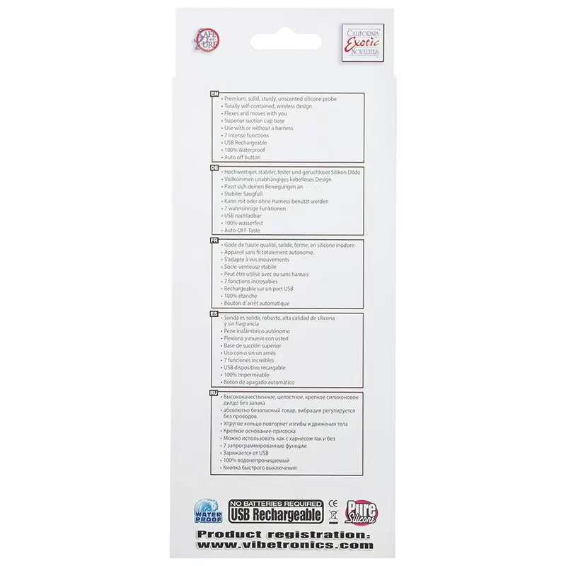 Перезаряжаемый вибромассажер Love Rider Wireless “G”