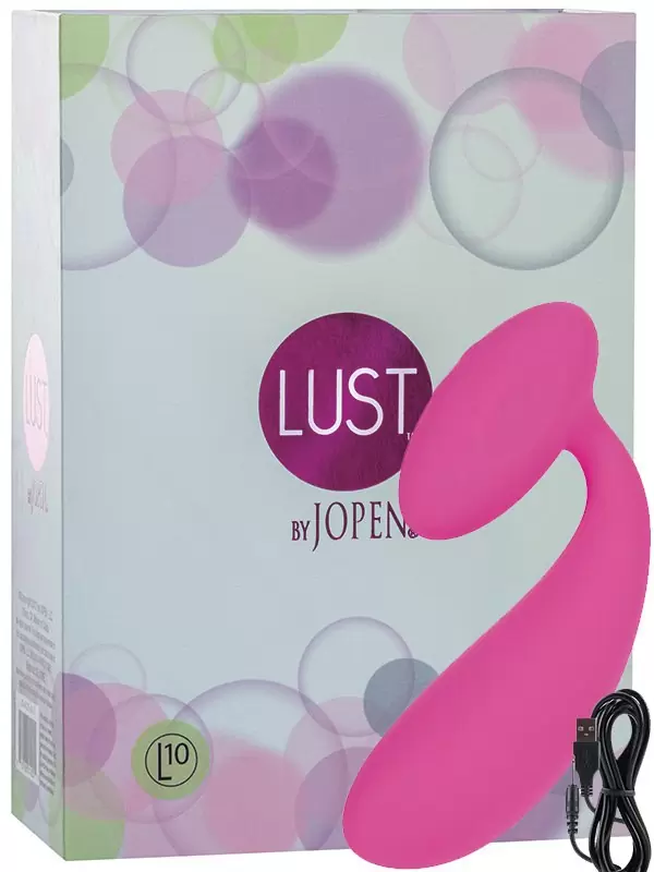 Вибромассажер изогнутый Lust by Jopen L10 – розовый