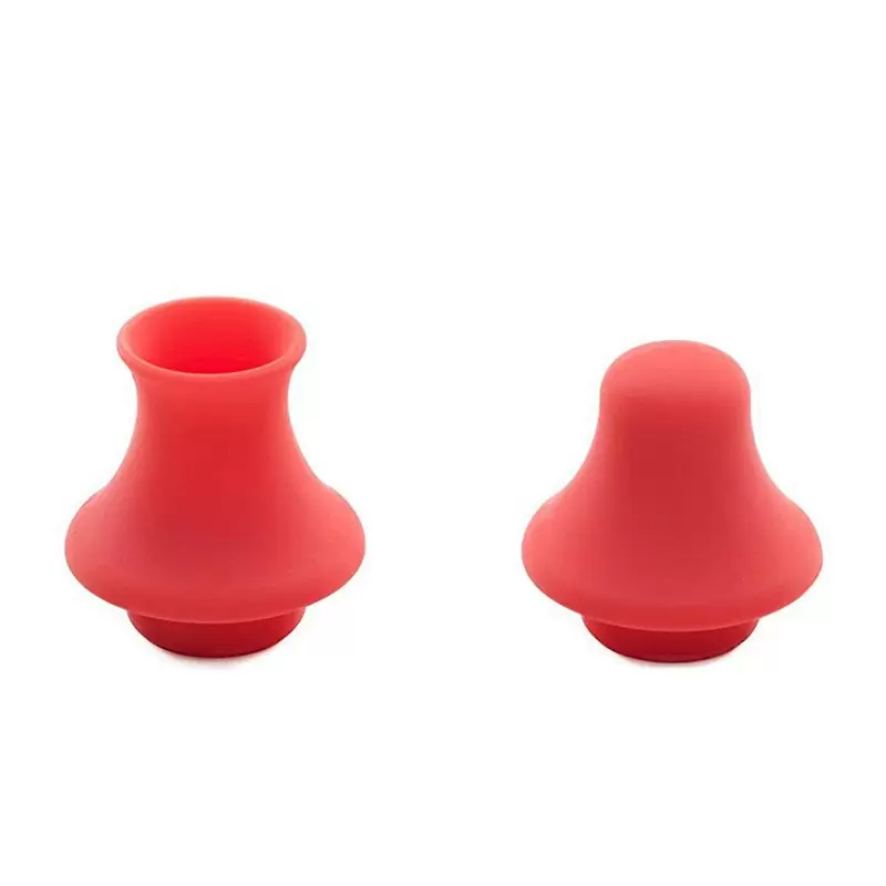 Точечная и посасывающая насадки для пульсатора Revel Body Niko and Cona – красный