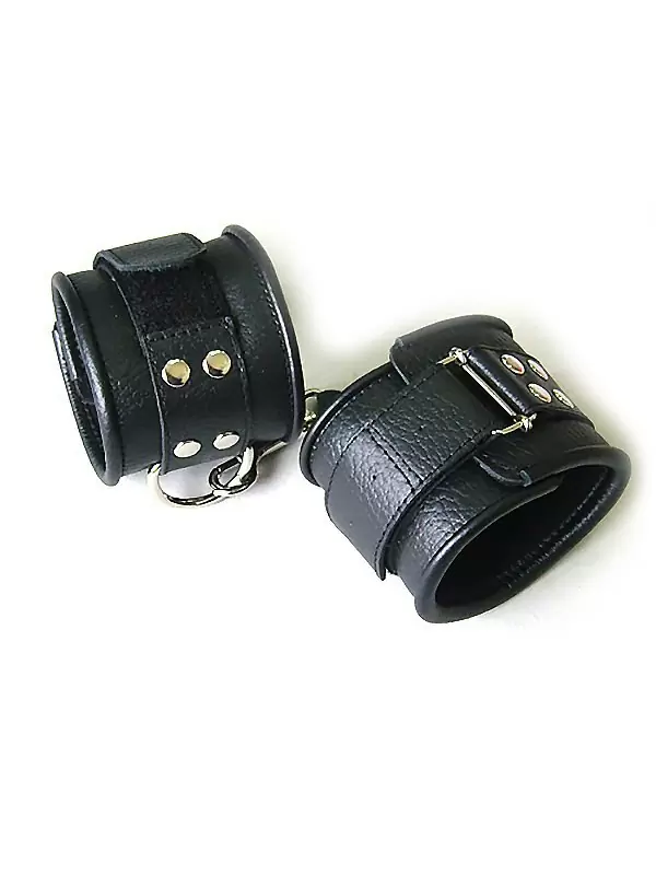 Наручники на липучке Sitabella соединенные съемным ремешком – черный