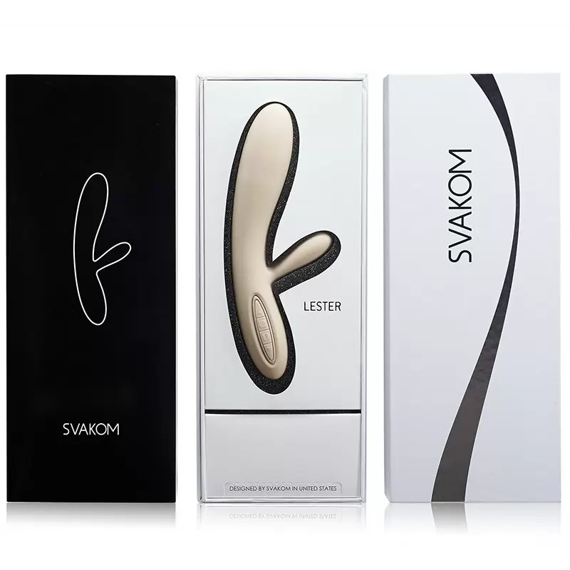 Вибромассажер Lester с функцией подогрева, интеллектуальный режим – бежевый