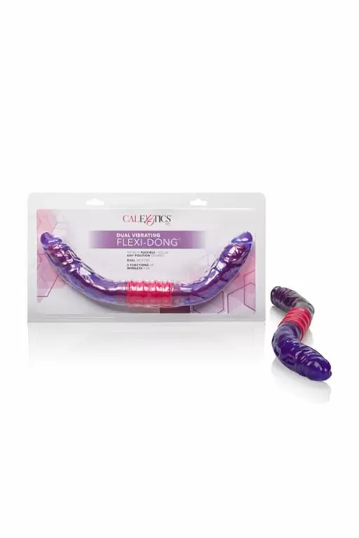 Двусторонний фаллоимитатор DUAL VIBRATING FLEXI-DONG