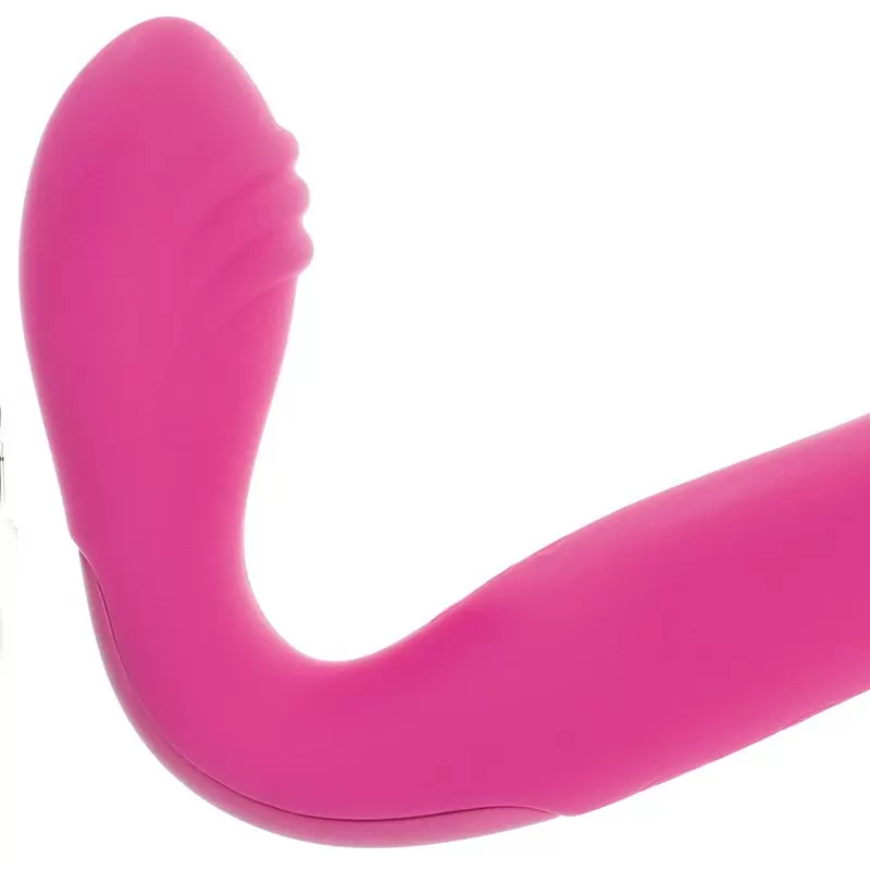 Вибромассажер Strapless Strap-On перезаряжаемый – розовый