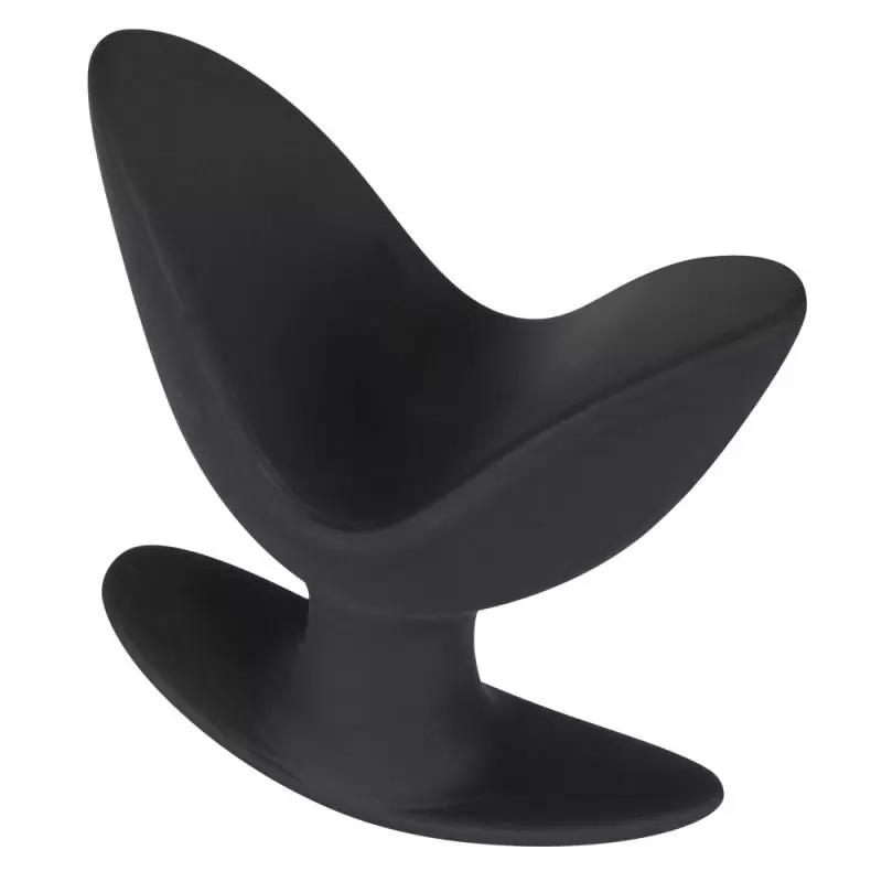 Раскрывающаяся анальная пробка Black Velvets – черный