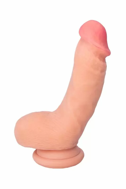 Упругий фаллоимитатор TOYFA RealStick Elite - телесный