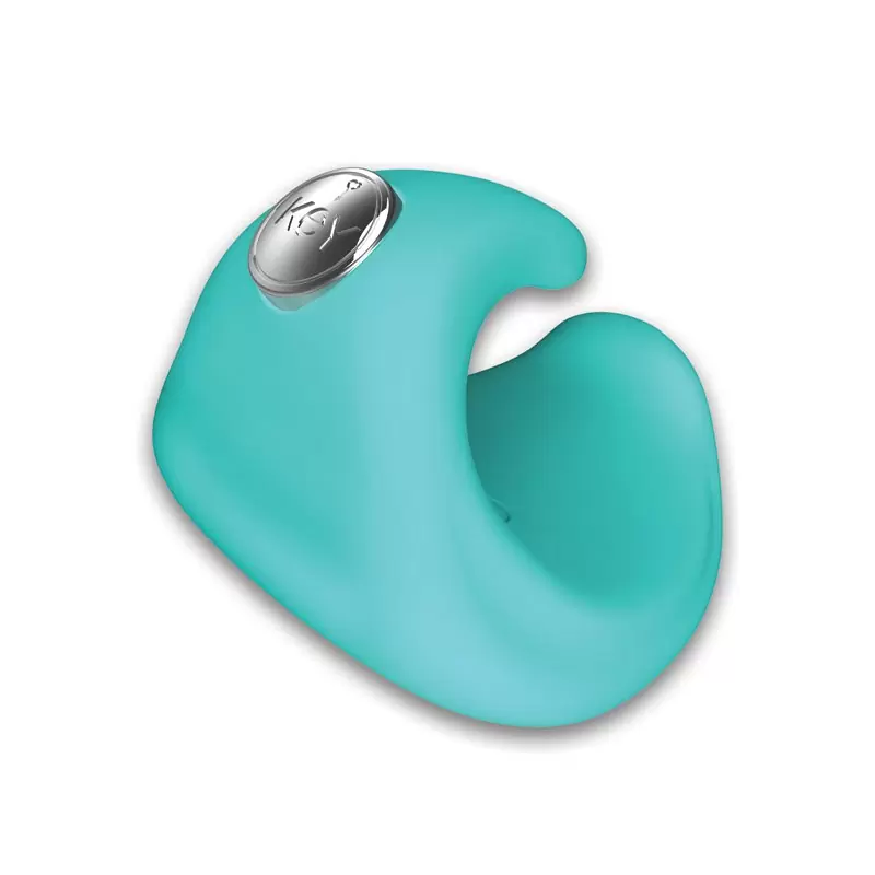 Водонепроницаемый вибромассажер на палец Pyxis - Blue