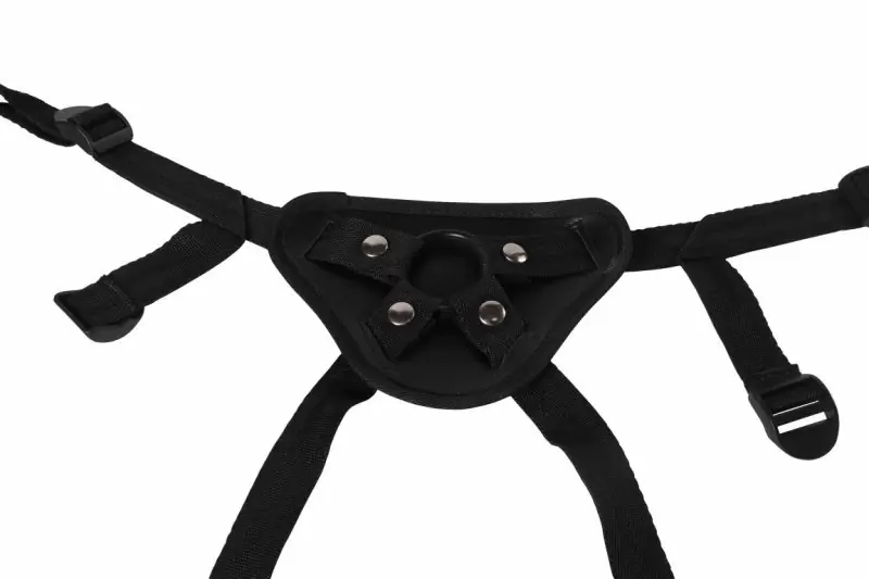 Реалистичный фаллоимитатор REAL с мошонкой на присоске и трусиками для страпона, PVC, 1