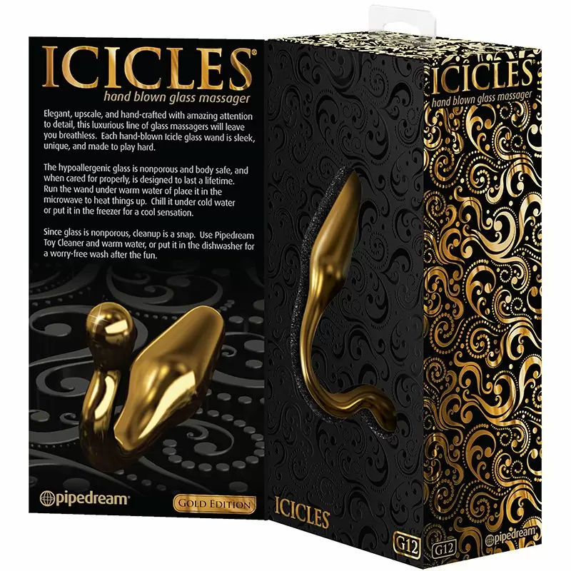 Анальный стимулятор Icicles Gold Edition G12 – золотой