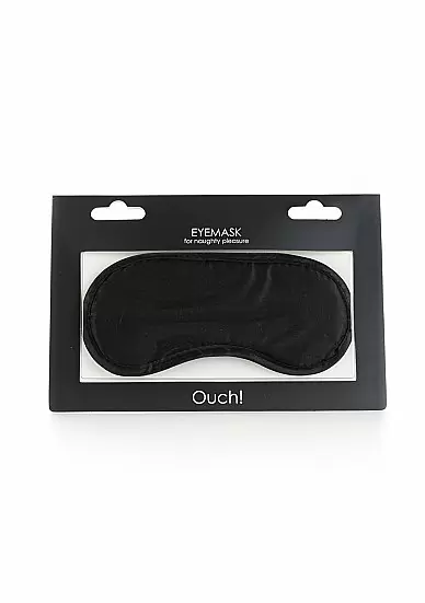 Чёрная маска на глаза Soft Eyemask, закрытого типа — комфорт и уют