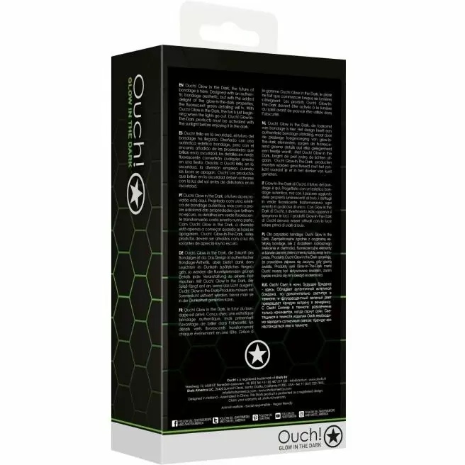 Женская зеленая люминесцентная сбруя 