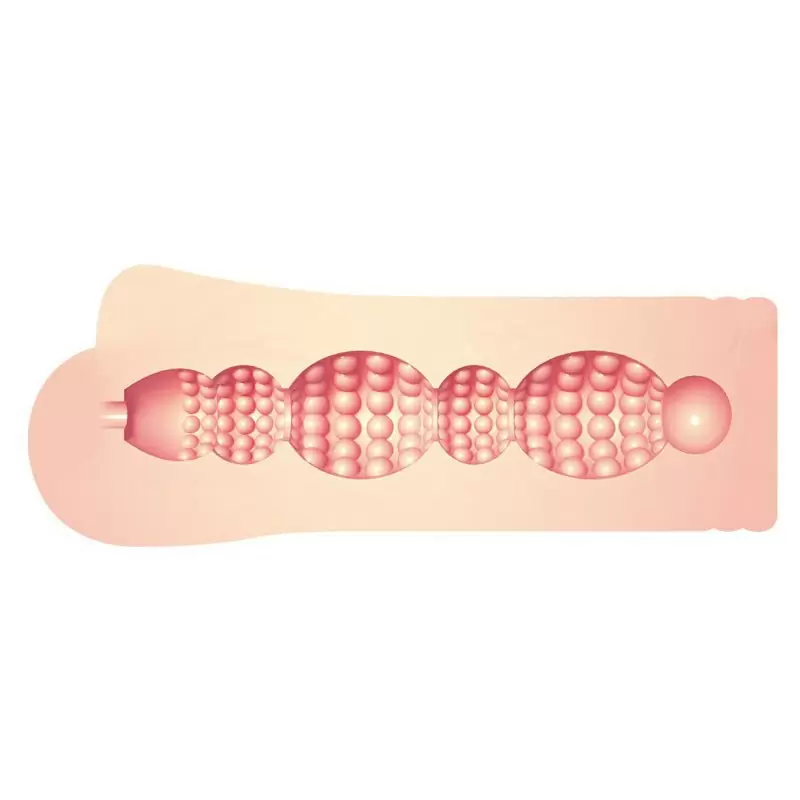 Мастурбатор-вагина May с двойным внутренним слоем – телесный