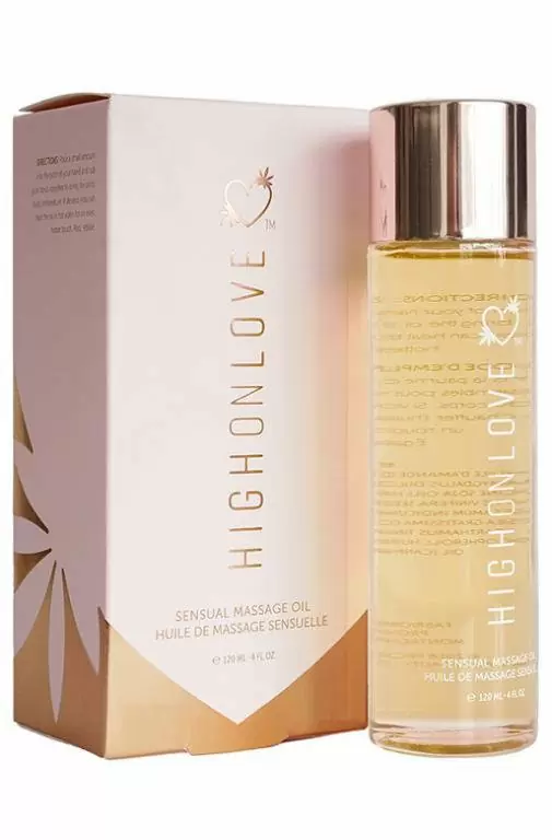 Чувственное массажное масло, клубника и шампанское