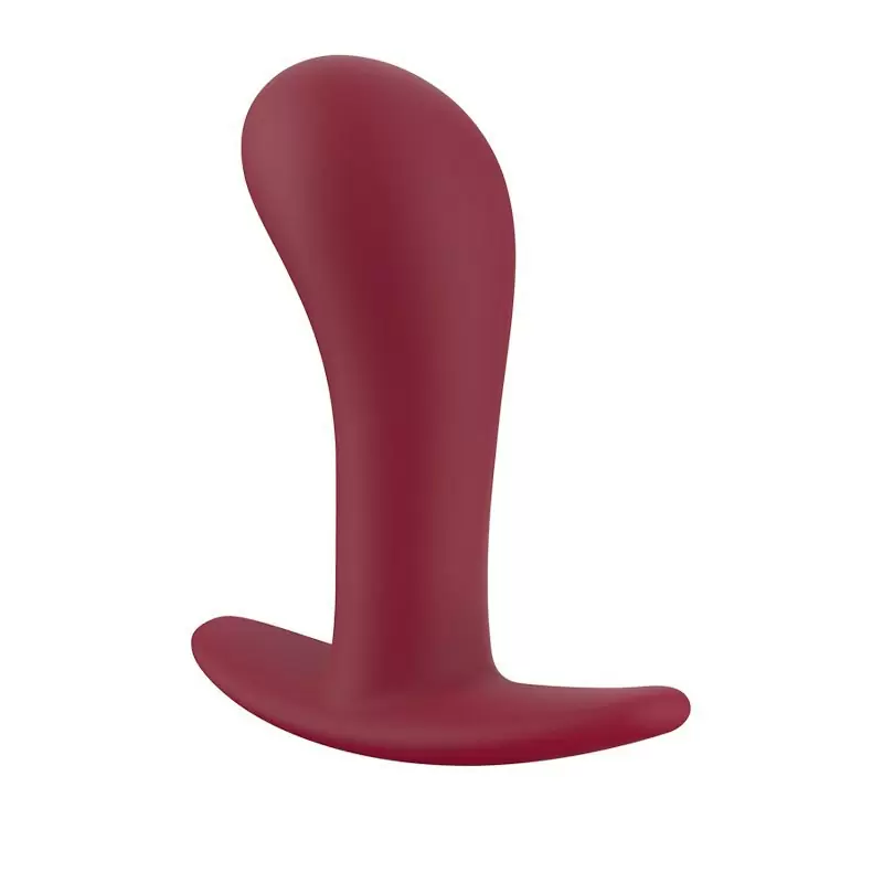 Крупная анальная пробка Fun Factory Bootie Large, 11 см, силикон,, бордовая