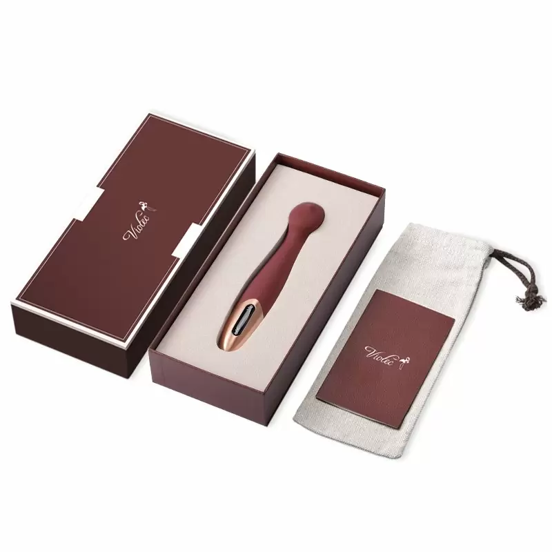 Tethys wine red, вибратор, вишневый, 18см