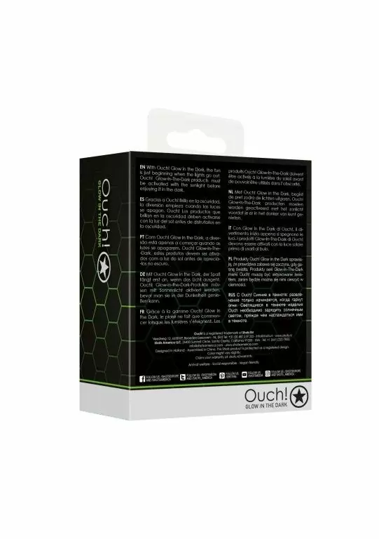 Нереалистичный мастурбатор Shots toys, 9 см, с вибропулей, люминисцентный