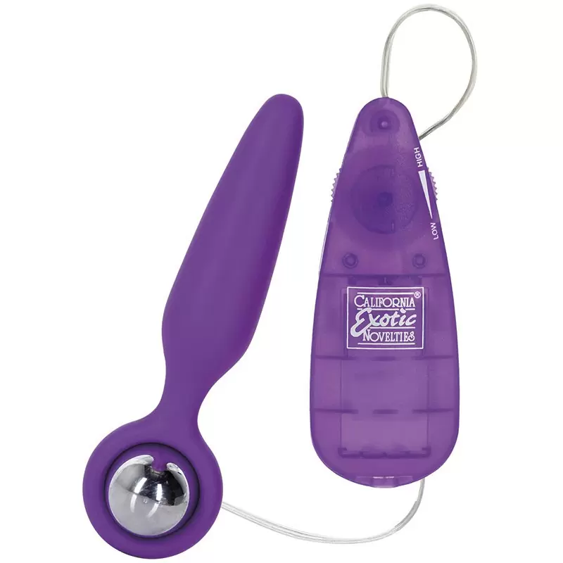 Анальная пробка с вибрацией Booty Glider – фиолетовая