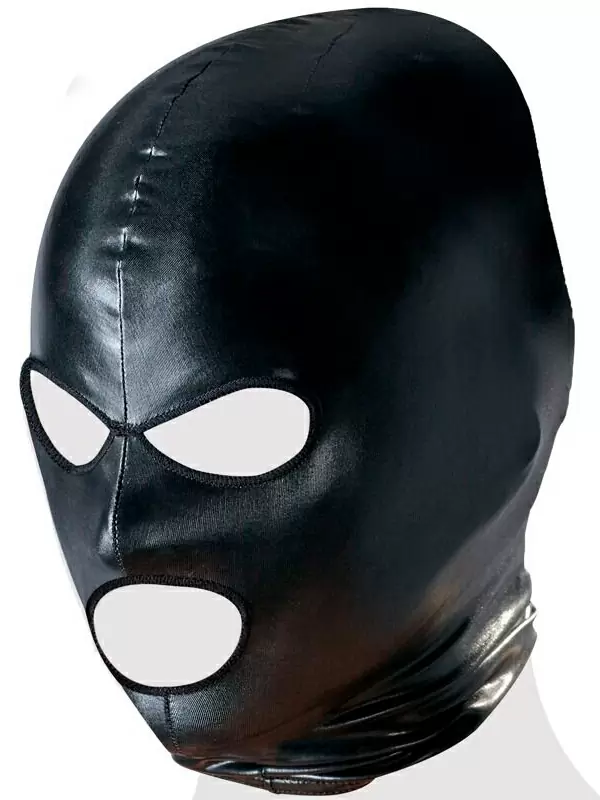 Шлем-маска с открытым ртом и глазами Orion Kopfmaske, полиэстер, черный