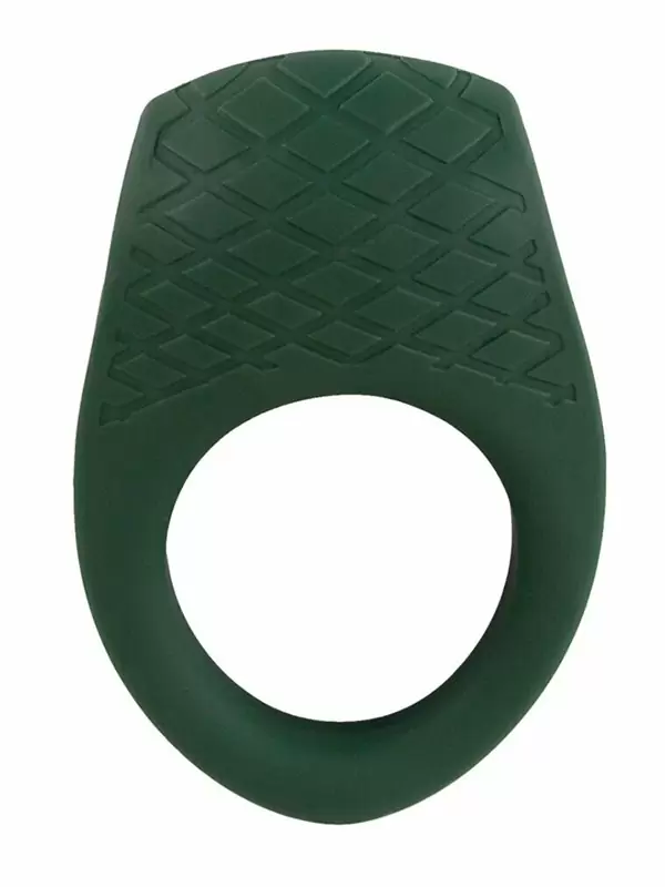Эрекционное виброкольцо Emerald Love Luxurious, 10 режимов, диаметр 3 см, зеленый