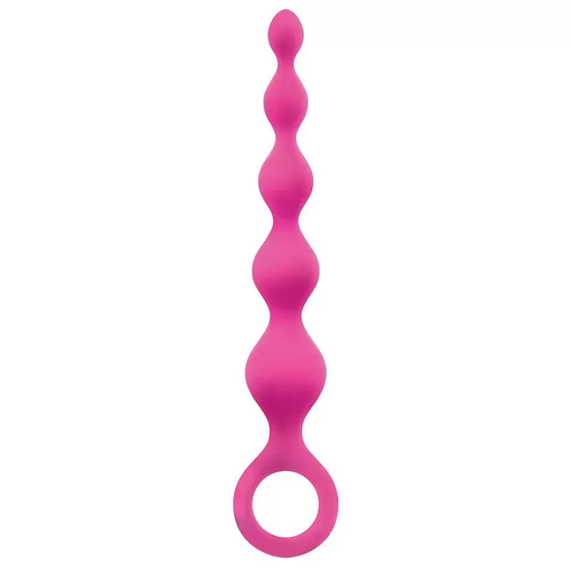 Анальная цепочка Perles D'Lux короткая – розовая