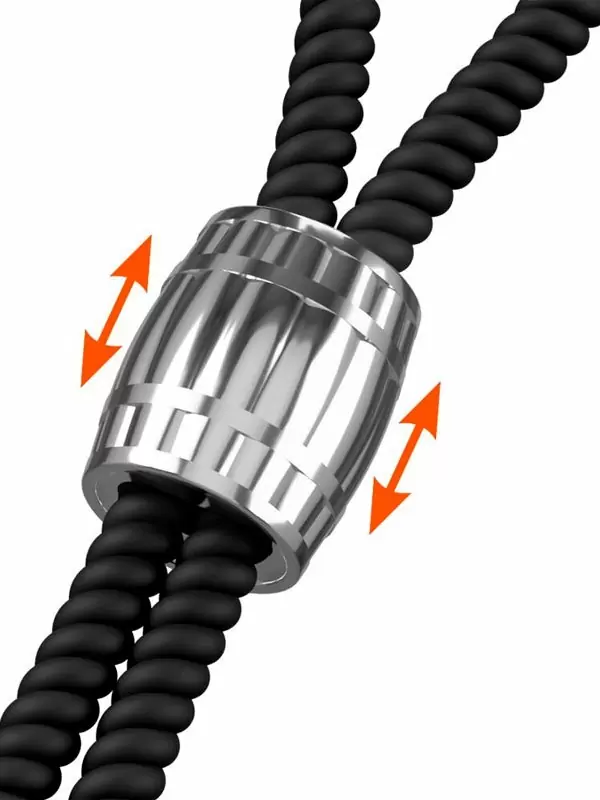 Эрекционное лассо ORION Heavy Rope, с шариком-утяжелителем, черное