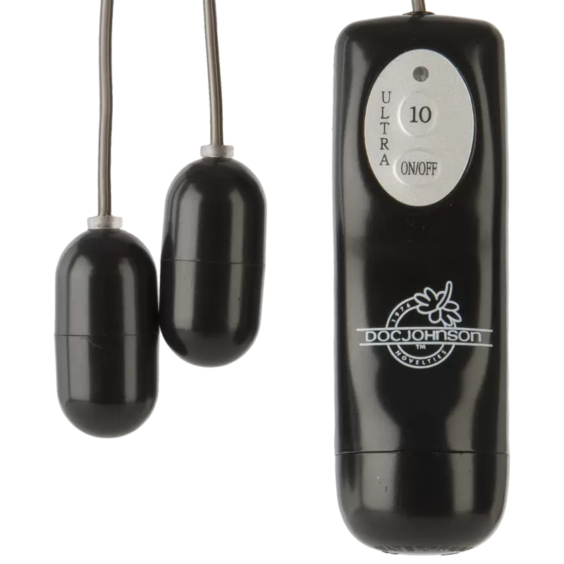 Две вибропули 10X Dual Power Bullets - Short n' Sweet – черный