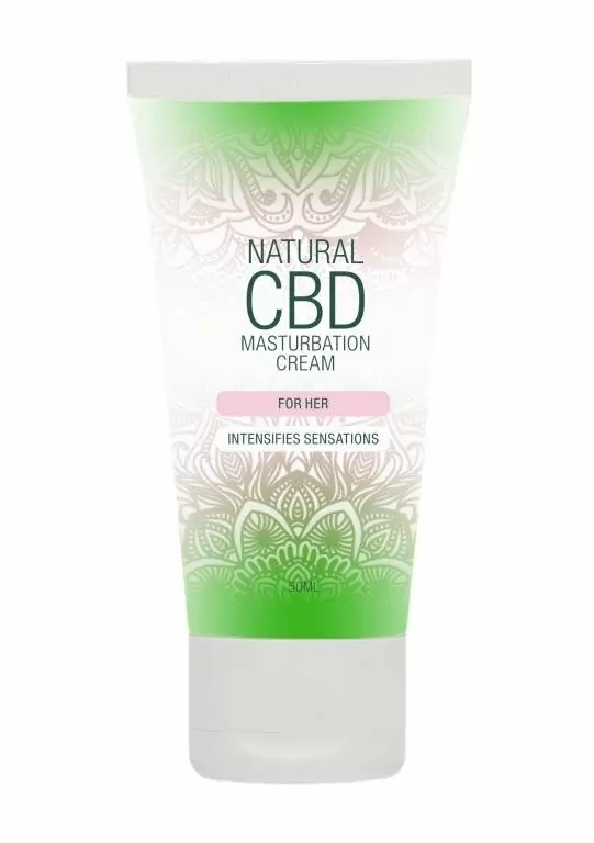 Женский крем для мастурбации Shots toys Natural CBD, увлажняющий, с добавлением каннабидиола, 50 мл