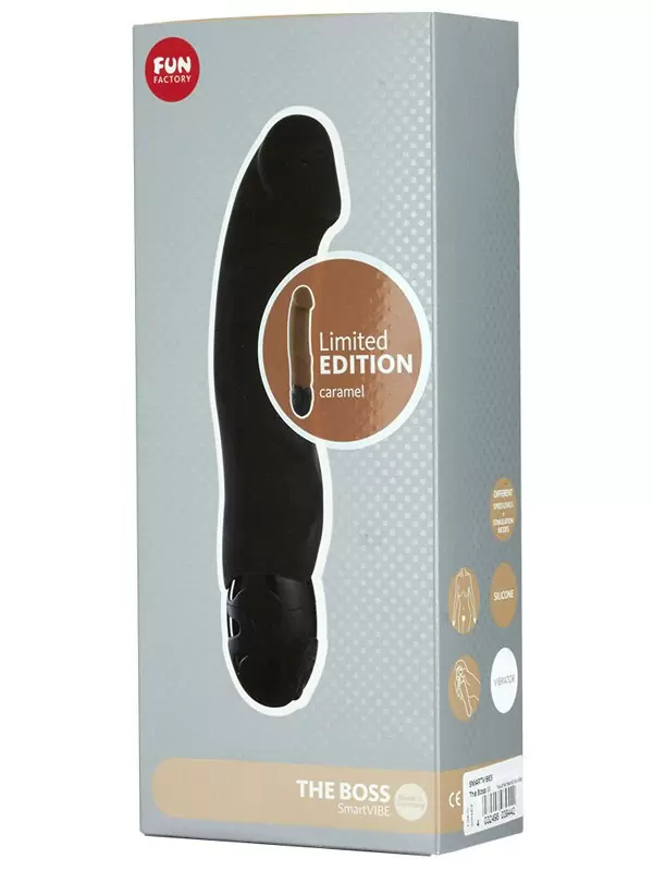 Реалистичный вибратор Fun Factory The BOSS, 3 режима, 21,5 см, силикон, черный