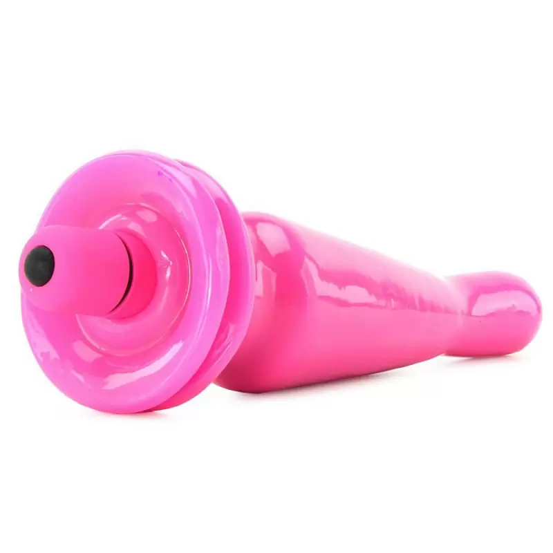 Анальный вибро-плаг Neon Vibrating Butt Plug – розовый