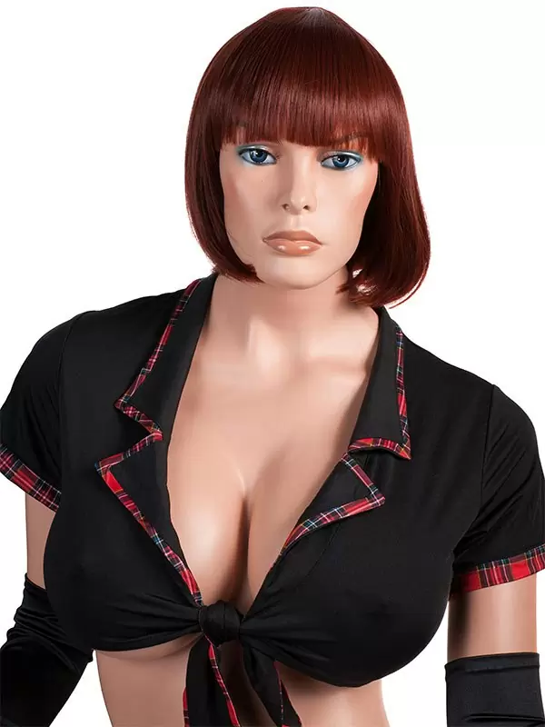 Парик с короткими волосами «Каре», рыжий