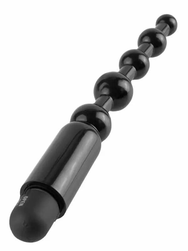 Анальная виброелочка Beginner's Power Beads, 12,7,см, диаметр 2,5см, черный