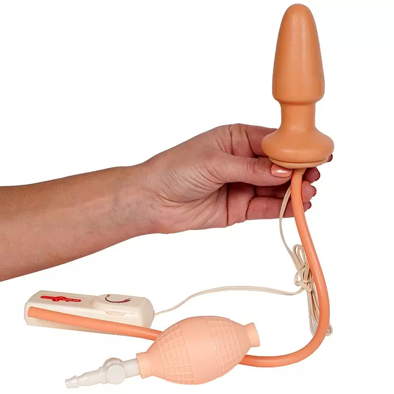 Анальная пробка-расширитель Vibrator с вибрацией – телесная