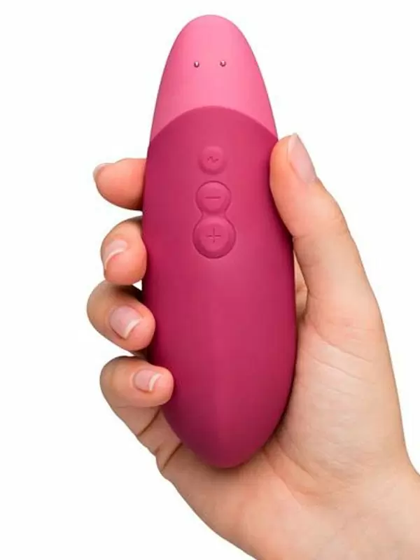 Стимулятор клитора Womanizer Vibe, 10 скоростей, технология UltraWave Vibration,  темно-розовый
