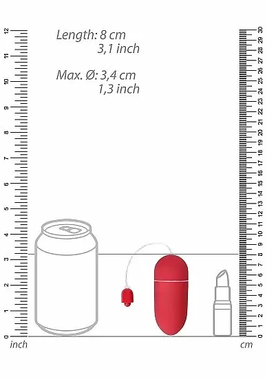 Виброяйцо Vibrating Egg (Красный)