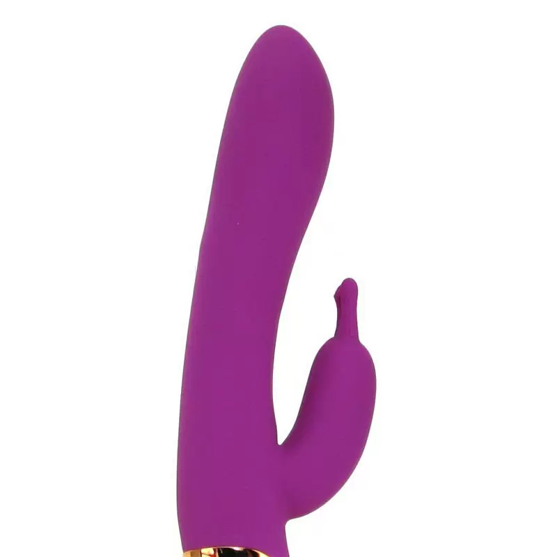 Вибромассажер со стимуляцией клитора Entice Isabella – малиновый