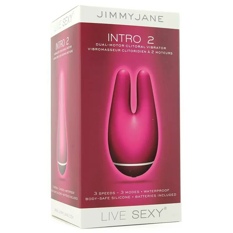 Двойной вибромассажер Intro 2 Dual-Motor – розовый
