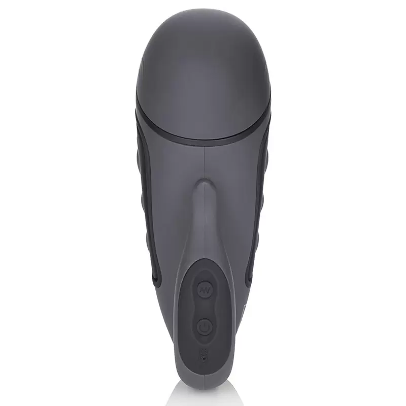 Мастурбатор анус Alpha Stroker 1 с вибрацией – серый