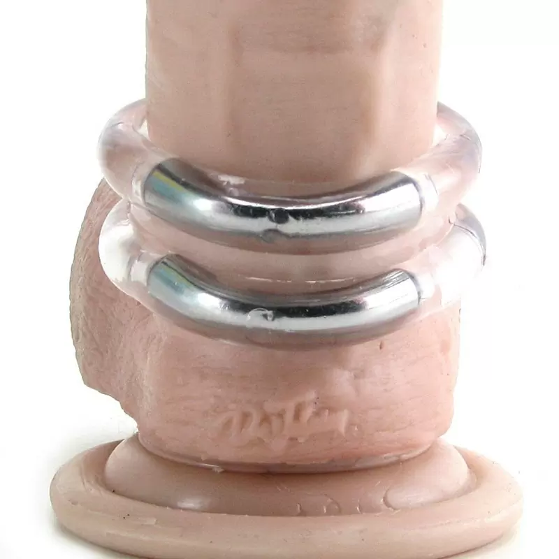 Двойное эрекционное кольцо Support Plus - Double Stack Ring