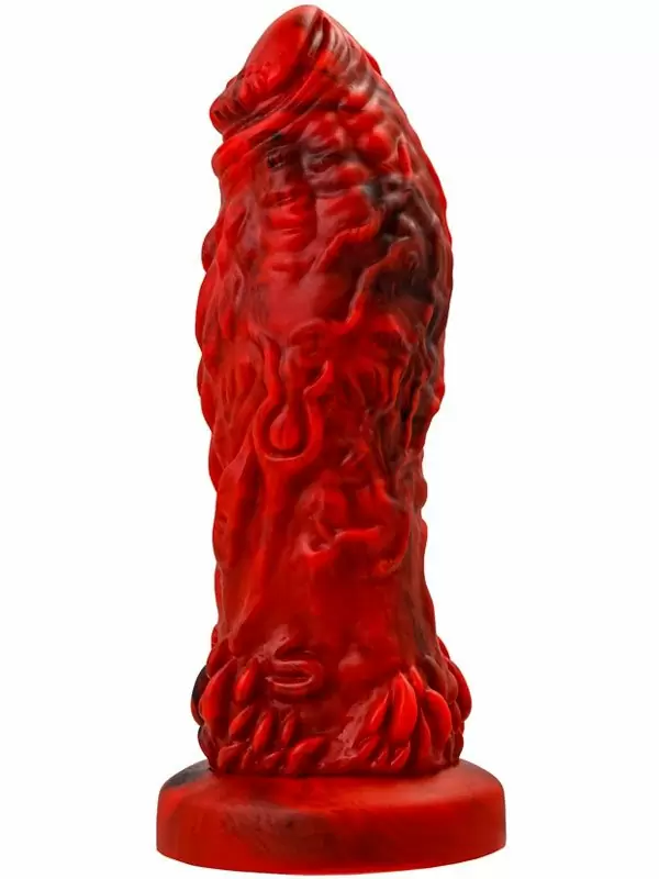 Необычный фаллоимитатор TOYFA Monster Docus, 20 см, 8 режимов, силикон