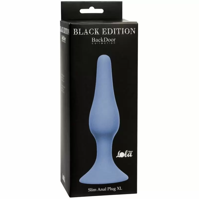 Анальная пробка Slim Anal Plug XL Blue 4204-02Lola