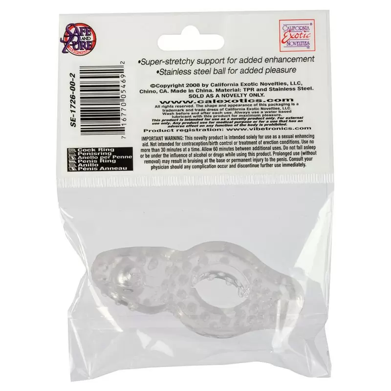 Эрекционное кольцо Basic Essentials - Teaser Enhancer Ring